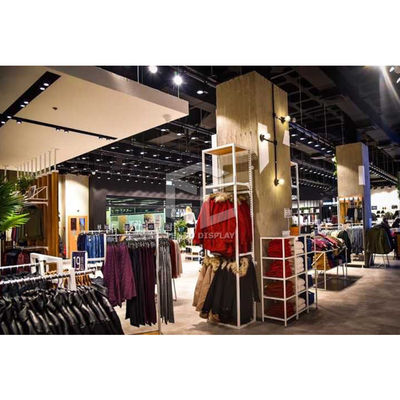 3mm Thick Boutique Female Clothing Shop Display Furniture 8mm Tempered Glass