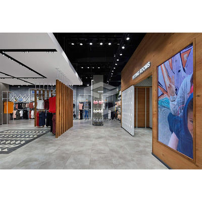 3mm Thick Boutique Female Clothing Shop Display Furniture 8mm Tempered Glass