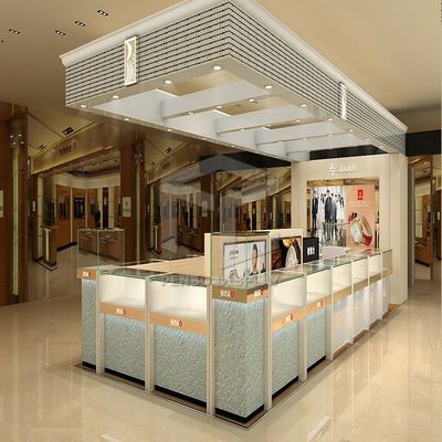 1200*630mm Watch Display Cabinet 10mm Tempered Glass Countertop Display Case