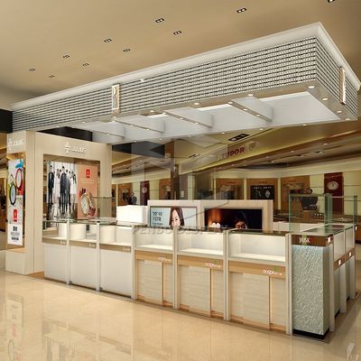 1200*630mm Watch Display Cabinet 10mm Tempered Glass Countertop Display Case