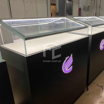 8mm Tempered Glass Museum Display Showcase Monomer Design