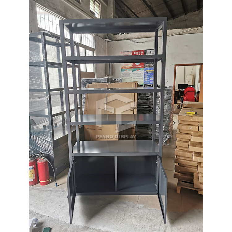 ODM Iron Metal Wine Shop Furniture Stainless Steel Electroplate