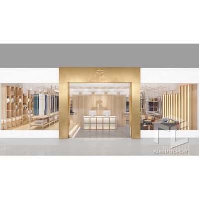 O retalho da mobília da exposição da loja de matéria têxtil da casa veste o design de interiores da loja de Homeware